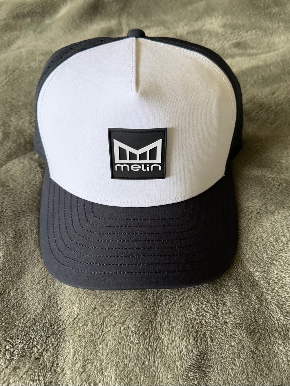 Melin White and Black Trucker Hat - Lightweight Performance Cap